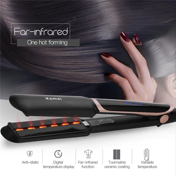 Far Infrared Hair Straightener Professional Ceramic Flat Iron Fast Heat Straightening Iron 4 Temperature 2 in 1 Hair Curler 31
Far Infrared Hair Straightener Professional Ceramic Flat Iron Fast Heat Straightening Iron 4 Temperature 2 in 1 Hair Curler 31