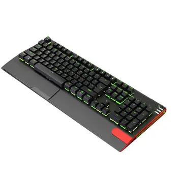 Wired USB RGB Gaming Keyboard LED Backlit Aluminum Alloy Panel Suspension Keycap Desktop Computer Home Gaming Keypad
Wired USB RGB Gaming Keyboard LED Backlit Aluminum Alloy Panel Suspension Keycap Desktop Computer Home Gaming Keypad