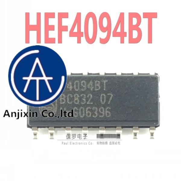 10 шт. 100% оригинальный и новый переключатель HEF4094BT HEF4094 SOP-16, патч, реальный запас
10 шт. 100% оригинальный и новый переключатель HEF4094BT HEF4094 SOP-16, патч, реальный запас
