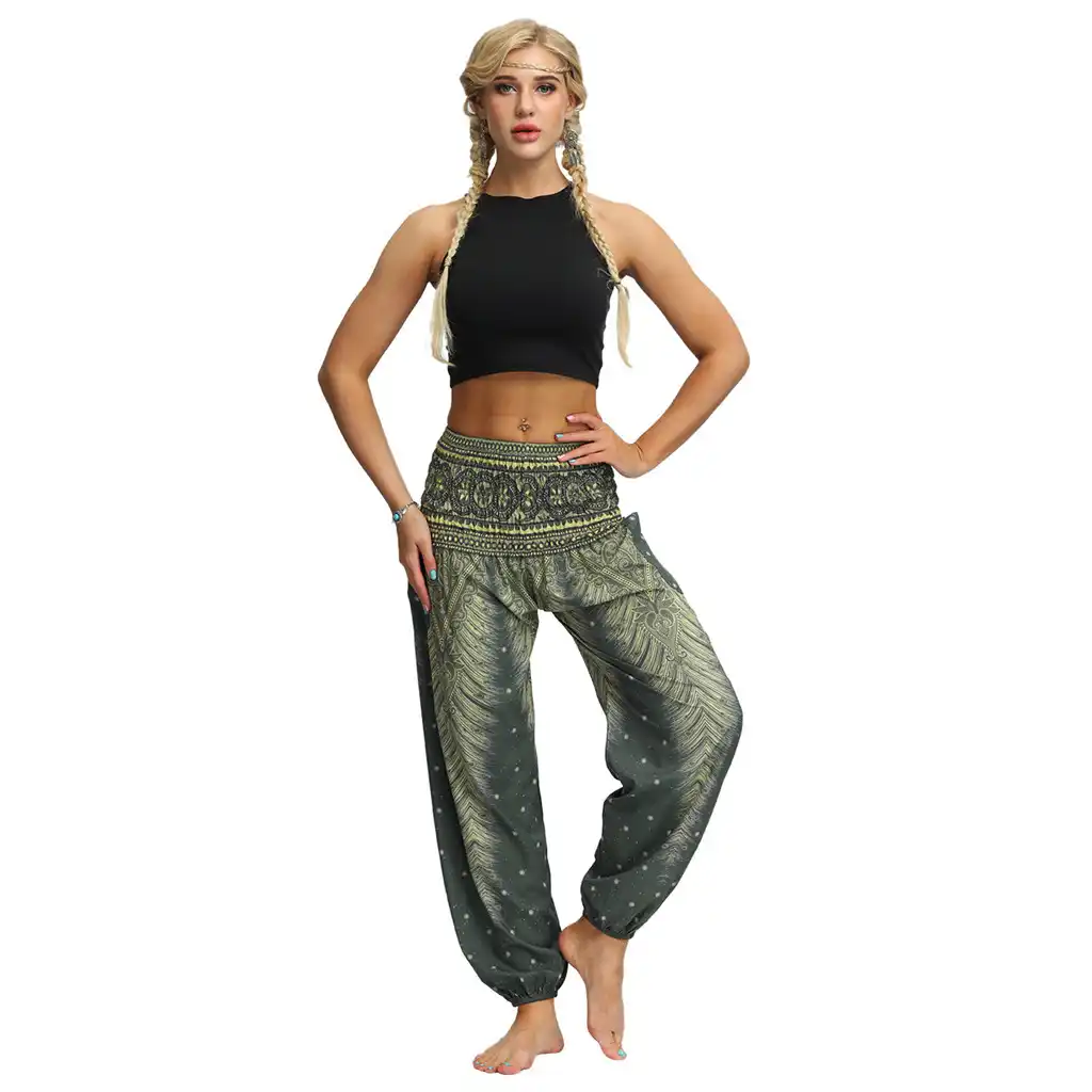 Nam Nữ Dang Rộng Hippy Tập Yoga Quần Tay Baggy Boho Aladdin Quần Quần ống Rộng Cao Cấp Quần Tập Yoga Thể Dục Clothing30 Quần Tập Yoga Aliexpress