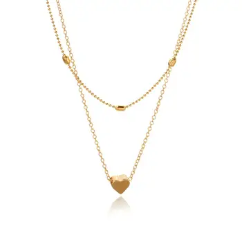 YE-18 New necklace simple peach heart multi-layer Necklace personality creative accessories pendant clavicle chain women
YE-18 New necklace simple peach heart multi-layer Necklace personality creative accessories pendant clavicle chain women