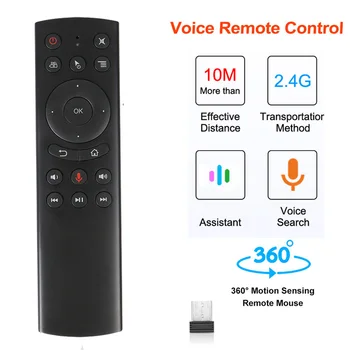 G20S Voice Remote Control Gyro 2.4G Wireless Mini Keyboard G20 Air Mouse Microphone for Android TV Box 10.0 T9 H96 MAX x96mini
G20S Voice Remote Control Gyro 2.4G Wireless Mini Keyboard G20 Air Mouse Microphone for Android TV Box 10.0 T9 H96 MAX x96mini