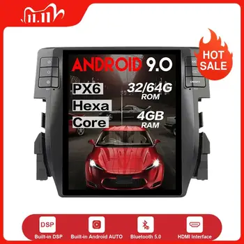 Android 9.0 4+64GB Vertical Screen Car Audio GPS Navigation For Honda Civic 2016-2019 Stereo Head Unit Multimedia Player Carplay
Android 9.0 4+64GB Vertical Screen Car Audio GPS Navigation For Honda Civic 2016-2019 Stereo Head Unit Multimedia Player Carplay