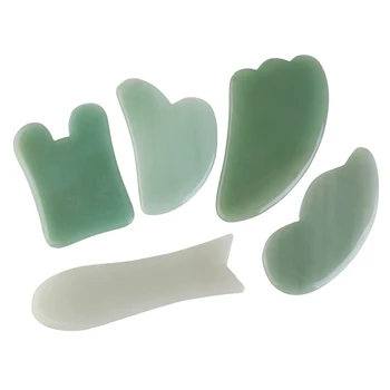 5pcs Gua Sha Boards Guasha Jade Spa Relaxing Tool Scraping Massager Massage Tool Jade Massager for Acupuncture Home SPA
5pcs Gua Sha Boards Guasha Jade Spa Relaxing Tool Scraping Massager Massage Tool Jade Massager for Acupuncture Home SPA