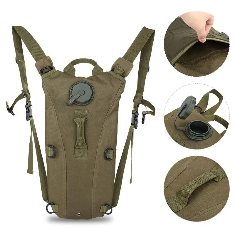 Sports Water Bag Water Bladder Bag Tactics Cycling Travel Silicone 3L Bladder Bag Storage Outdoor Camping Climbing Hiking
Sports Water Bag Water Bladder Bag Tactics Cycling Travel Silicone 3L Bladder Bag Storage Outdoor Camping Climbing Hiking