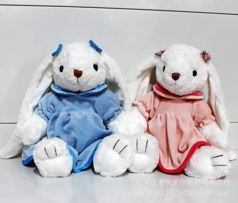 doll send girls children birthday gift long ear rabbit plush