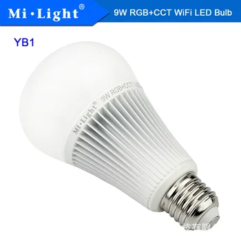 

9W Wifi RGB+CCT Led Bulb Milight YB1 2.4G Wireless Led Lamp AC100-240V 2700K-6500K Dimmable 2 in 1 Smart Miboxer Led Light