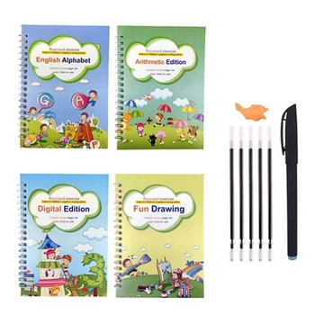 Magic Practice Copybook English Tracing Grooves design Baby Writing Drawing Book DU55
Magic Practice Copybook English Tracing Grooves design Baby Writing Drawing Book DU55