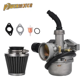 Motorcycle Carburetor Hand Choke PZ19 Carb For 50cc 70cc 90cc 110cc 125cc ATV Quad 4 Wheeler Dirt Bike Motorbike With Air Filter
Motorcycle Carburetor Hand Choke PZ19 Carb For 50cc 70cc 90cc 110cc 125cc ATV Quad 4 Wheeler Dirt Bike Motorbike With Air Filter