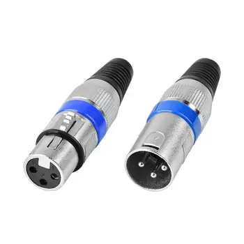 5 Pairs 3 Pin XLR Connectors Male and Female Microphone Mic Cable Plug Connector o Socket, 10 Pack
5 Pairs 3 Pin XLR Connectors Male and Female Microphone Mic Cable Plug Connector o Socket, 10 Pack