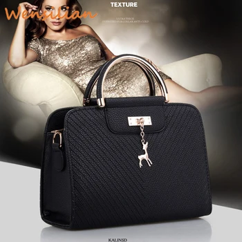 Handbags Top-handle Leather Bags For Women Fashion Elegance Large Capacity Hand Bags Deer Pendant Luxury 2019 Bolsa Feminina
Handbags Top-handle Leather Bags For Women Fashion Elegance Large Capacity Hand Bags Deer Pendant Luxury 2019 Bolsa Feminina