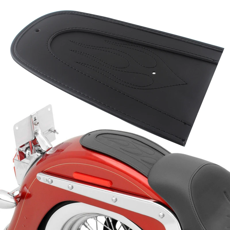 Motorcycle Rear Fender Flame Stitch Bib Cover Pad PU Leather Black Accessories For Harley Sportsters XL883 XL1200 2004-2016
Motorcycle Rear Fender Flame Stitch Bib Cover Pad PU Leather Black Accessories For Harley Sportsters XL883 XL1200 2004-2016