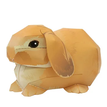 Holland Mini Lop Yellow Rabbit Folding Cutting Cute 3D Paper Model Papercraft Pet Animal Figure DIY Kids Adult Craft Toys QD-010
Holland Mini Lop Yellow Rabbit Folding Cutting Cute 3D Paper Model Papercraft Pet Animal Figure DIY Kids Adult Craft Toys QD-010