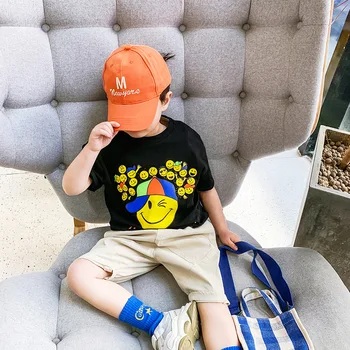 Children's printed short-sleeved T-shirt cotton tide boy western style summer children baby summer cartoon half-sleeved t-shirt
Children's printed short-sleeved T-shirt cotton tide boy western style summer children baby summer cartoon half-sleeved t-shirt