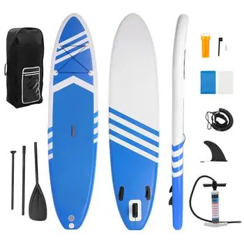 Inflatable Surfboard 10.5'x30 X6 Surfboard Stand Up Paddle Surfing Board Water Sport Sup Board + Pump Safety Rope Tools Kit
Inflatable Surfboard 10.5'x30 X6 Surfboard Stand Up Paddle Surfing Board Water Sport Sup Board + Pump Safety Rope Tools Kit