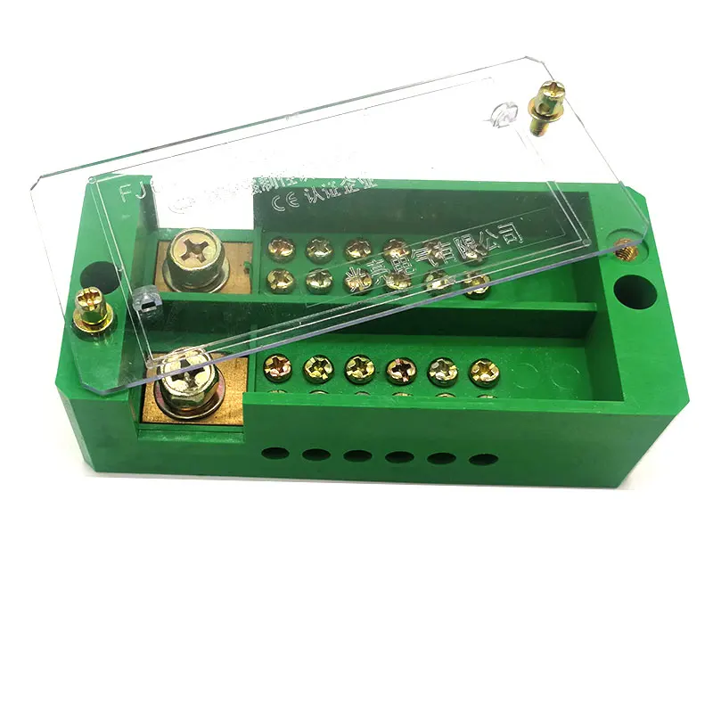 Fj6/JHD 2 In 12 Out of The Home with 220V Power Distribution Box Distribution Box Wiring Terminal Board Wiring Device
Fj6/JHD 2 In 12 Out of The Home with 220V Power Distribution Box Distribution Box Wiring Terminal Board Wiring Device
