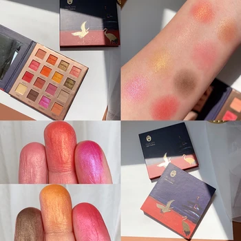 Glitter 16 Color Eyeshadow Pallete Duochrome Matte Shimmer Metallic Pigmented Eye Shadow Palette Nude Cosmetic Makeup Pallete 
Glitter 16 Color Eyeshadow Pallete Duochrome Matte Shimmer Metallic Pigmented Eye Shadow Palette Nude Cosmetic Makeup Pallete