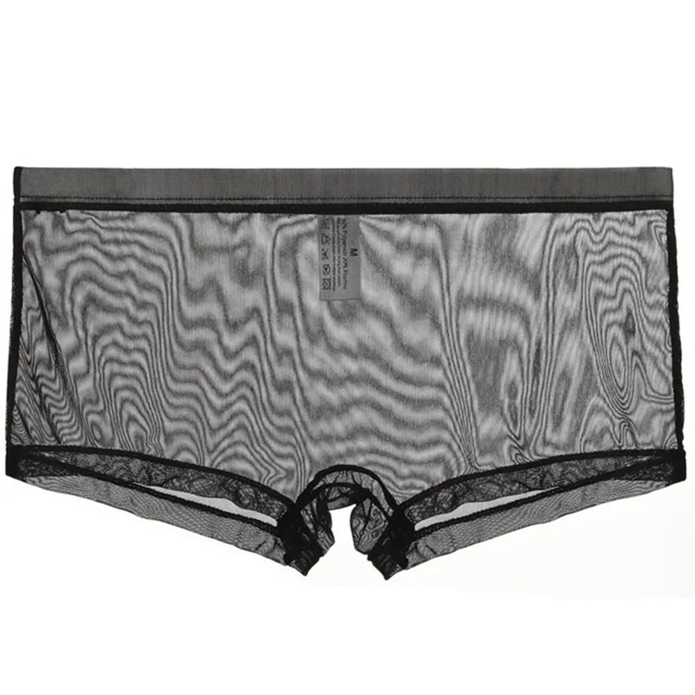 Mesh Sheer Underwear Mens Transparent Shorts Boxers Sexy Breathable Underpants Comfortable Male Underwear Cueca Panties A50
Mesh Sheer Underwear Mens Transparent Shorts Boxers Sexy Breathable Underpants Comfortable Male Underwear Cueca Panties A50
