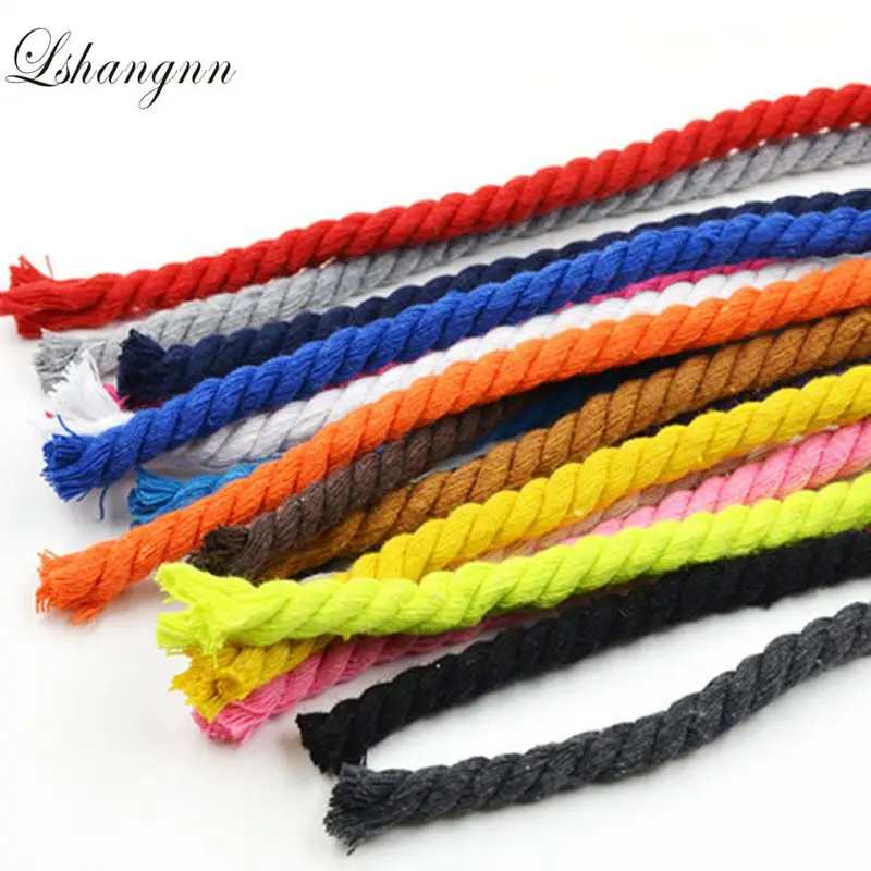 100% Cotton 10 Meters 3 Shares Twisted Cotton Cords 8mm DIY Craft Decoration Cotton Rope For Bag Belt Sewing Accessories Craft
100% Cotton 10 Meters 3 Shares Twisted Cotton Cords 8mm DIY Craft Decoration Cotton Rope For Bag Belt Sewing Accessories Craft