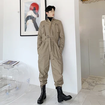 High Street Vintage One Piece Overalls Men Loose Zipper Long Sleeve Cargo Pants Men Cotton Casual Fashion Solid Jumpsuit DS8030 
High Street Vintage One Piece Overalls Men Loose Zipper Long Sleeve Cargo Pants Men Cotton Casual Fashion Solid Jumpsuit DS8030