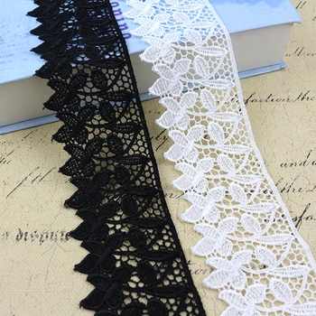 5 Yards/lot 6.5cm wide lace accessories clothes hem skirt handmade DIY decorative water soluble hollow black white cloth
5 Yards/lot 6.5cm wide lace accessories clothes hem skirt handmade DIY decorative water soluble hollow black white cloth