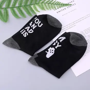 20cm Women Men Unisex Winter Cotton Long Ankle Socks Funny Words Bottom Gamer Lovers Gift Harajuku Contrast Color Ribbed Knitted
20cm Women Men Unisex Winter Cotton Long Ankle Socks Funny Words Bottom Gamer Lovers Gift Harajuku Contrast Color Ribbed Knitted