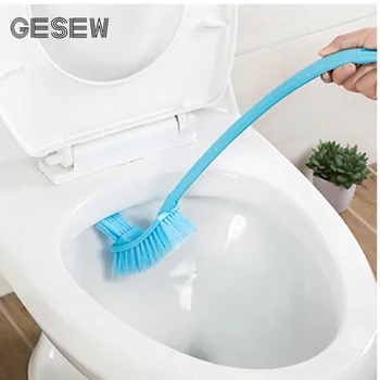 GESEW Toilet Brush Plastic Long Handle Wall-Mounted Double Sided Bathroom Scrub Cleaning Brush Clean Tools Bathroom Accessories 
GESEW Toilet Brush Plastic Long Handle Wall-Mounted Double Sided Bathroom Scrub Cleaning Brush Clean Tools Bathroom Accessories