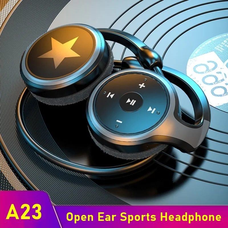 Tongdaytech Bluetooth Wireless Headphone Open Ear HIFI Sports Earphone Waterproof Headsets with Mic Support TF Card FM Radio Mp3
Tongdaytech Bluetooth Wireless Headphone Open Ear HIFI Sports Earphone Waterproof Headsets with Mic Support TF Card FM Radio Mp3