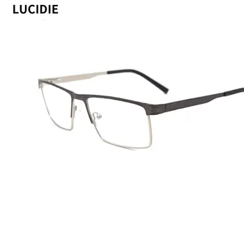 LUCIDIE 2020 New Men Optical Metal Square Glasses Frames Women Classic Design Clear Lens Eyeglasses Fashion Prescription Eyewear
LUCIDIE 2020 New Men Optical Metal Square Glasses Frames Women Classic Design Clear Lens Eyeglasses Fashion Prescription Eyewear