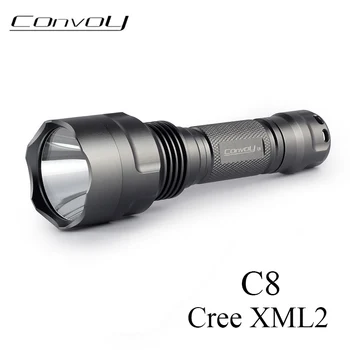 LED Flashlight Convoy C8 Cree XM-L2 7135*8 Powerful Linterna LED Torch Light Camp Fishing Lanterna 18650 Flash Light Work Light
LED Flashlight Convoy C8 Cree XM-L2 7135*8 Powerful Linterna LED Torch Light Camp Fishing Lanterna 18650 Flash Light Work Light