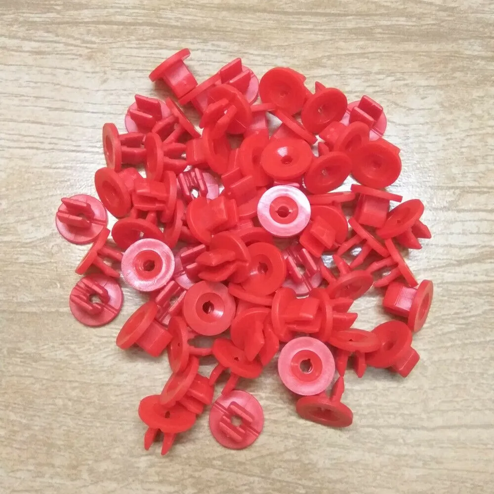 FOR FORD Shield Nut Set Grommets W702438-S300 13.8mm 30 PCS Accessories Of 30 Parts Plastic Red Under-Body Durable
FOR FORD Shield Nut Set Grommets W702438-S300 13.8mm 30 PCS Accessories Of 30 Parts Plastic Red Under-Body Durable