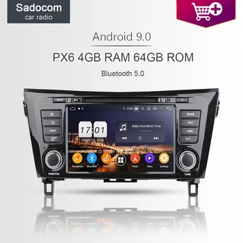 720P DSP PX6 2 din Android 9.0 4GB RAM 8core 64G Car DVD Player For Nissan QashQai X-Trail 2013-2016 GPS Navi autoradio BT 5.0
720P DSP PX6 2 din Android 9.0 4GB RAM 8core 64G Car DVD Player For Nissan QashQai X-Trail 2013-2016 GPS Navi autoradio BT 5.0