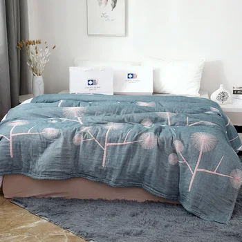 Summer Cotton Thermal Towel Throw Blanket Super Soft Breathable Muslin Throws for Layering Bed Car Sofa Travel (Dandelion)
Summer Cotton Thermal Towel Throw Blanket Super Soft Breathable Muslin Throws for Layering Bed Car Sofa Travel (Dandelion)