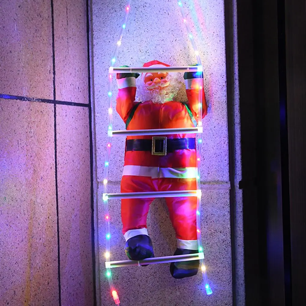 New 120cm/90cm/60cm Electric Santa Claus Toys Climb Ladder Christmas Old ManWith Romote Control Remote Flashing Window Pendant
New 120cm/90cm/60cm Electric Santa Claus Toys Climb Ladder Christmas Old ManWith Romote Control Remote Flashing Window Pendant