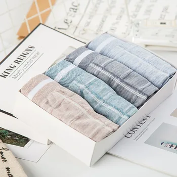 4 pcs/lot Men Underwear Boxer Man Short Breathable Flexible Shorts Boxer Male Pants Underpants
4 pcs/lot Men Underwear Boxer Man Short Breathable Flexible Shorts Boxer Male Pants Underpants