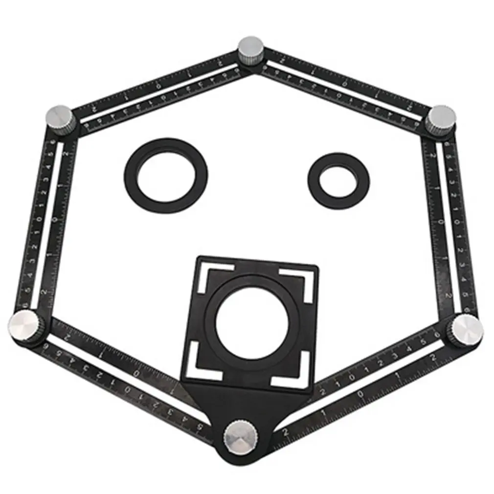 Aluminium Alloy Six Folding Ruler Tile Hole Locator Masonry Paving Tiles Glass Universal Punched Useful Product
Aluminium Alloy Six Folding Ruler Tile Hole Locator Masonry Paving Tiles Glass Universal Punched Useful Product