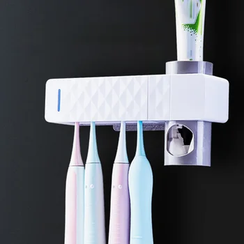 Bathroom Automatic Toothpaste Dispenser 2 In 1 UV Light Ultraviolet Toothbrush Holder Bathroom Accessories
Bathroom Automatic Toothpaste Dispenser 2 In 1 UV Light Ultraviolet Toothbrush Holder Bathroom Accessories