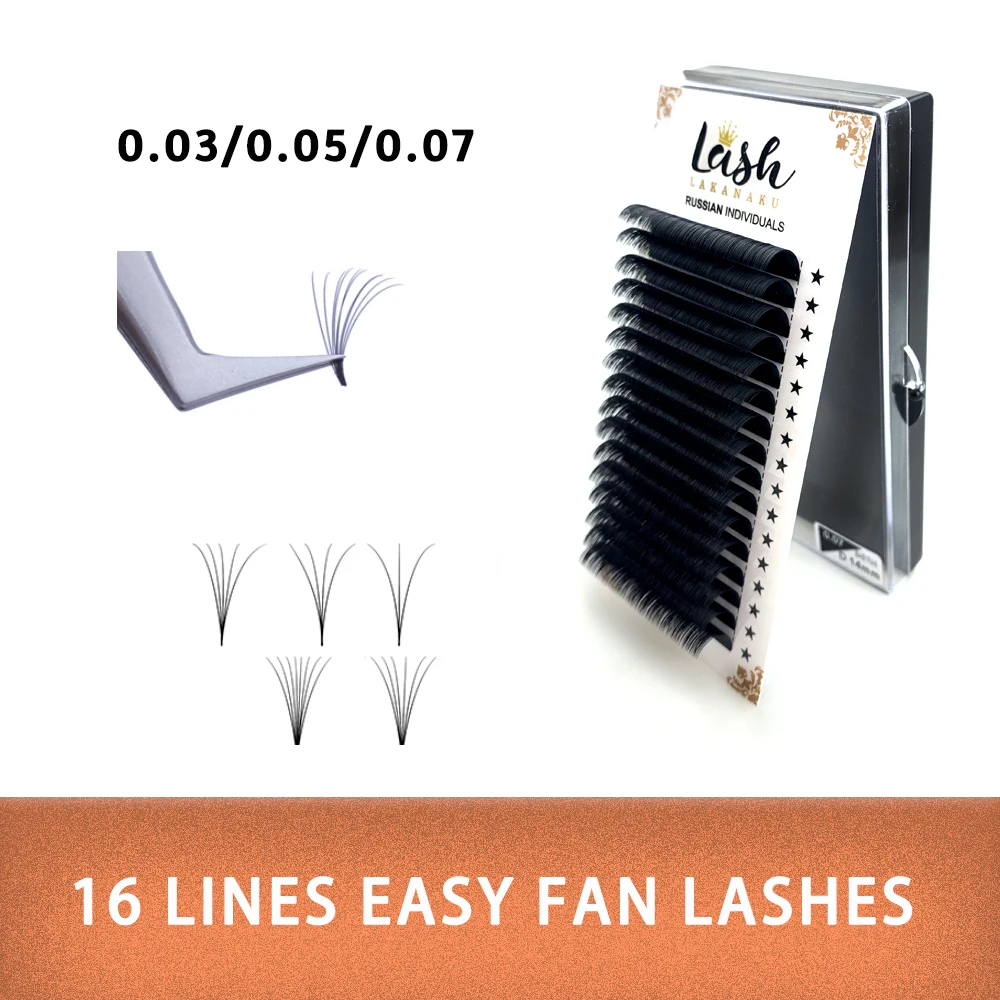 LAKANAKU Auto fans easy rotating eyelash extension Bloom voulme lashe 16rosw quick fans Bloom eyelash extensions
LAKANAKU Auto fans easy rotating eyelash extension Bloom voulme lashe 16rosw quick fans Bloom eyelash extensions