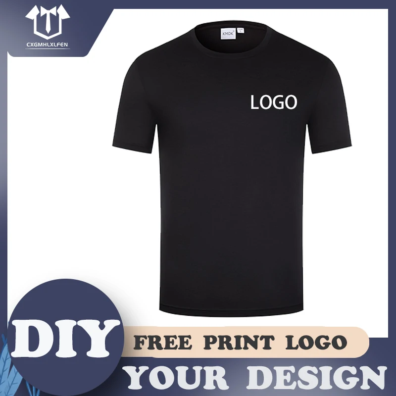 t-shirt high-end custom advertising cultural shirt printing logo double silk ice soft cotton round neck DIY brand text
t-shirt high-end custom advertising cultural shirt printing logo double silk ice soft cotton round neck DIY brand text