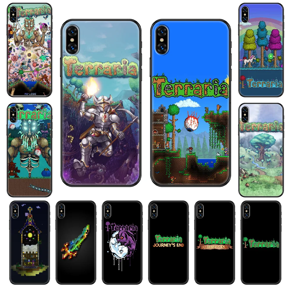 Game Terraria Phone Case Cover Hull For iphone 5 5s se 2 6 6s 7 8 12 mini plus X XS XR 11 PRO MAX black luxury prime painting
Game Terraria Phone Case Cover Hull For iphone 5 5s se 2 6 6s 7 8 12 mini plus X XS XR 11 PRO MAX black luxury prime painting