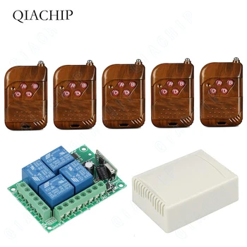 QIACHIP 433 Mhz RF Transmitter Remote Control + Wireless 433Mhz DC 12V 4 CH Remote Control Switch RF Relay Receiver Module DIY
QIACHIP 433 Mhz RF Transmitter Remote Control + Wireless 433Mhz DC 12V 4 CH Remote Control Switch RF Relay Receiver Module DIY