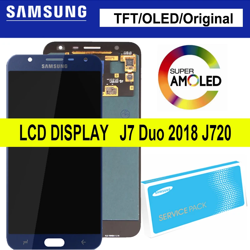 5.5'' OLED/Super AMOLED for Samsung Galaxy J7 Duo 2018 J720 J720F LCD Display Touch Screen Replacement Digitizer Assembly
5.5'' OLED/Super AMOLED for Samsung Galaxy J7 Duo 2018 J720 J720F LCD Display Touch Screen Replacement Digitizer Assembly