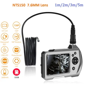 NTS150 720 HD Endoscope Inspection Camera 3.5" color LCD Monitor 7.6mm 1-5M Snake Tube Camera 32GB DVR Zoom Rotate 6 LEDS 1.0MP
NTS150 720 HD Endoscope Inspection Camera 3.5" color LCD Monitor 7.6mm 1-5M Snake Tube Camera 32GB DVR Zoom Rotate 6 LEDS 1.0MP