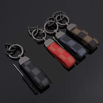 2020 Red Blue Square Pattern Leather Keychain Luxury Old Flower Leather Circle Buckle Keychains Auto Car Waist Key Ring Keyhold
2020 Red Blue Square Pattern Leather Keychain Luxury Old Flower Leather Circle Buckle Keychains Auto Car Waist Key Ring Keyhold