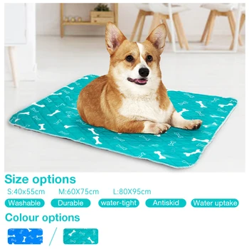 Waterproof Breathable Reusable Summer Dog Bed Rugs Dog Urine Pad Puppy Pee Quick Absorption Pad Carpet Washable Pet Pee Pads Mat 
Waterproof Breathable Reusable Summer Dog Bed Rugs Dog Urine Pad Puppy Pee Quick Absorption Pad Carpet Washable Pet Pee Pads Mat