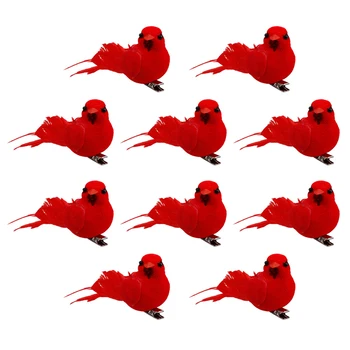 10pcs Christmas Cardinal Birds Portable Foam Lifelike Garden Decoration Red Tree Hanging Home Festival DIY Artificial Kids Toy
10pcs Christmas Cardinal Birds Portable Foam Lifelike Garden Decoration Red Tree Hanging Home Festival DIY Artificial Kids Toy