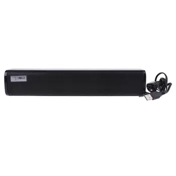 Desktop Strip Soundbar Speaker with 3.5mm Stereo Volume Control and USB Powered for PC Laptop Mobile Phone Tablet MP3
Desktop Strip Soundbar Speaker with 3.5mm Stereo Volume Control and USB Powered for PC Laptop Mobile Phone Tablet MP3
