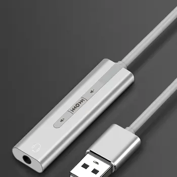 USB External Sound Card PC Laptop USB Audio Converter 3.5mm Audio Interface Microphone Headphone Adapter
USB External Sound Card PC Laptop USB Audio Converter 3.5mm Audio Interface Microphone Headphone Adapter