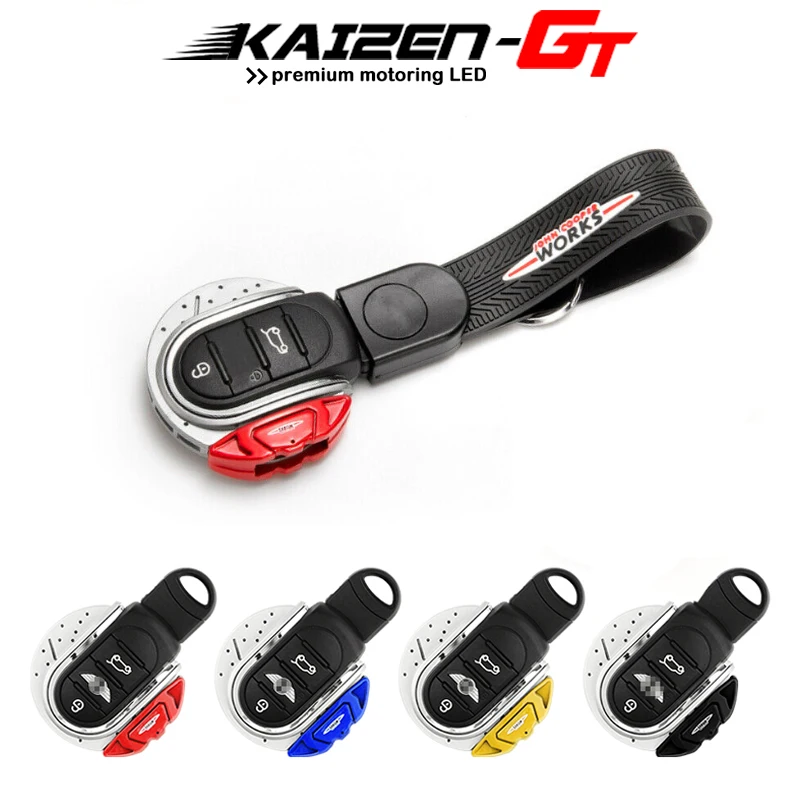 Smart Key Cover JCW Brake Disc Style Shape 3/4 button Key Fob Case Shell with Keychain Ring Belt For MINI Cooper F55 F56 F57 F60
Smart Key Cover JCW Brake Disc Style Shape 3/4 button Key Fob Case Shell with Keychain Ring Belt For MINI Cooper F55 F56 F57 F60