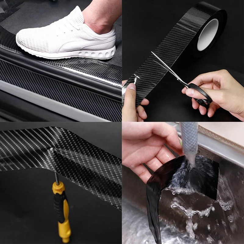 Universal Car Auto Door Edge Anti Scratch Collision Carbon Fiber Sticker Strip Tape Anti Scuff Protection Film Sticker
Universal Car Auto Door Edge Anti Scratch Collision Carbon Fiber Sticker Strip Tape Anti Scuff Protection Film Sticker